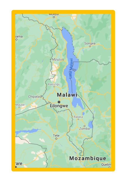 carte du Malawi