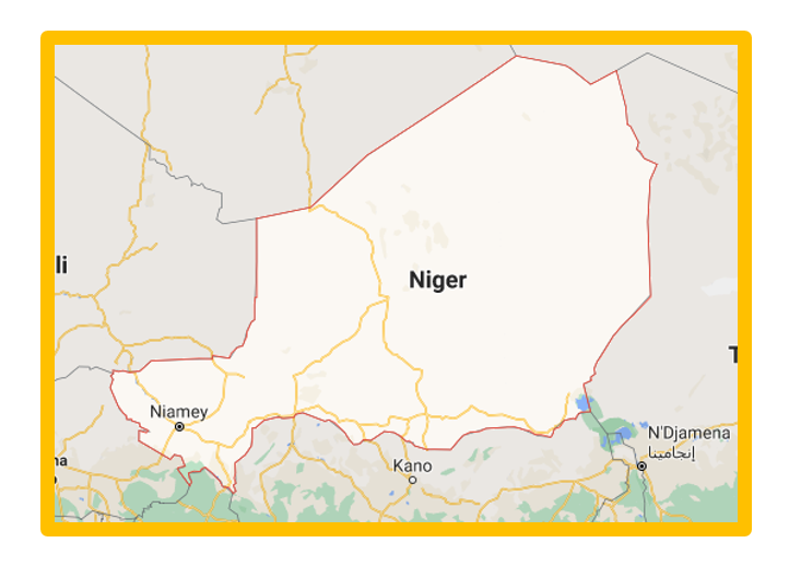 carte du Niger