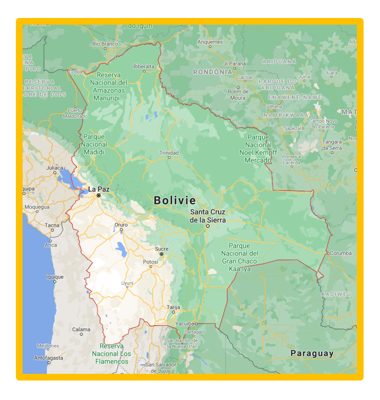carte de la Bolivie