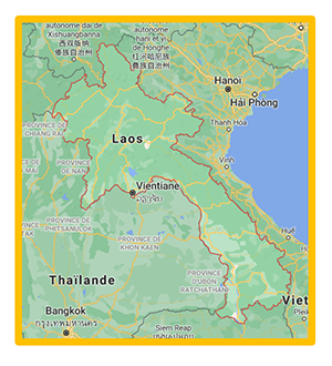 carte du Laos