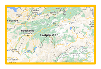 carte du Tadjikistan