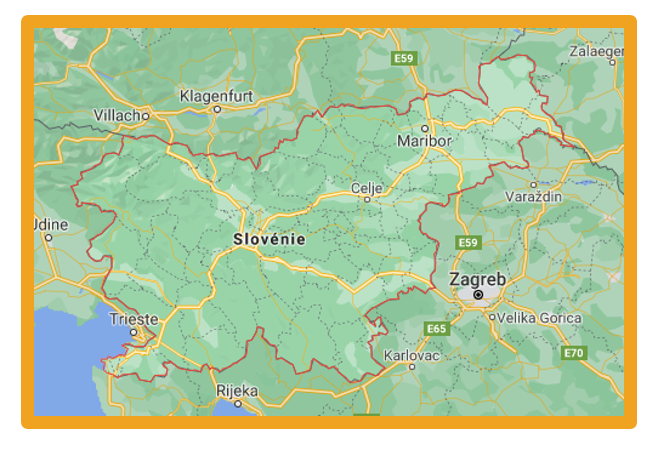 carte de la Slovénie