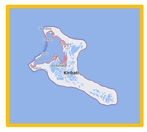 carte des Kiribati