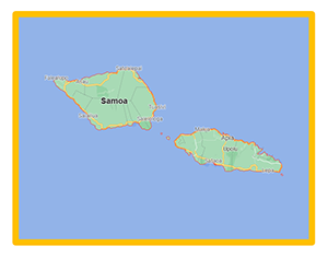 carte du Samoa