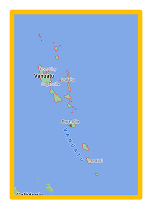 carte du Vanuatu